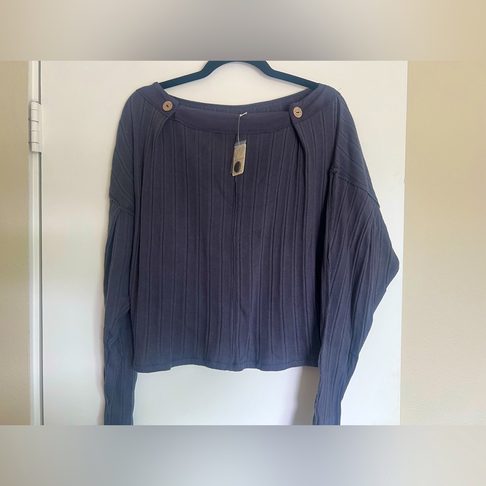 Grey intimately Free People lightweight sweater - size S never worn for sale